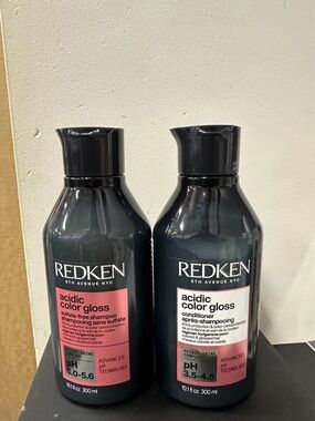 Redken Acidic Color Gloss Duo - Black Bottles with Pink Labels